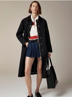 NWOT jcrew waxed long barn jacket